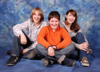 Familienbild: Philipp, Jan & Kathrin